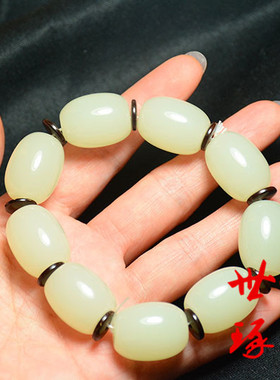 节节高升路路通挂件和田玉手串