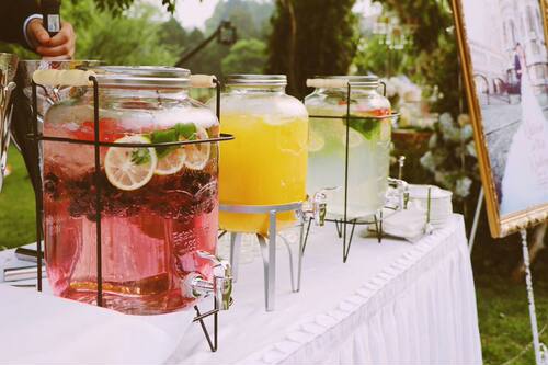 复古无铅玻璃壶开关瓶果汁罐冷饮冷水壶大容量不耐热水龙头饮料桶 - 图1