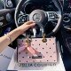 JULIACOURIER women's bag atmosphere polka dot Princess Diana bag women's 2025 new trendy one-shoulder cross-body small square bag