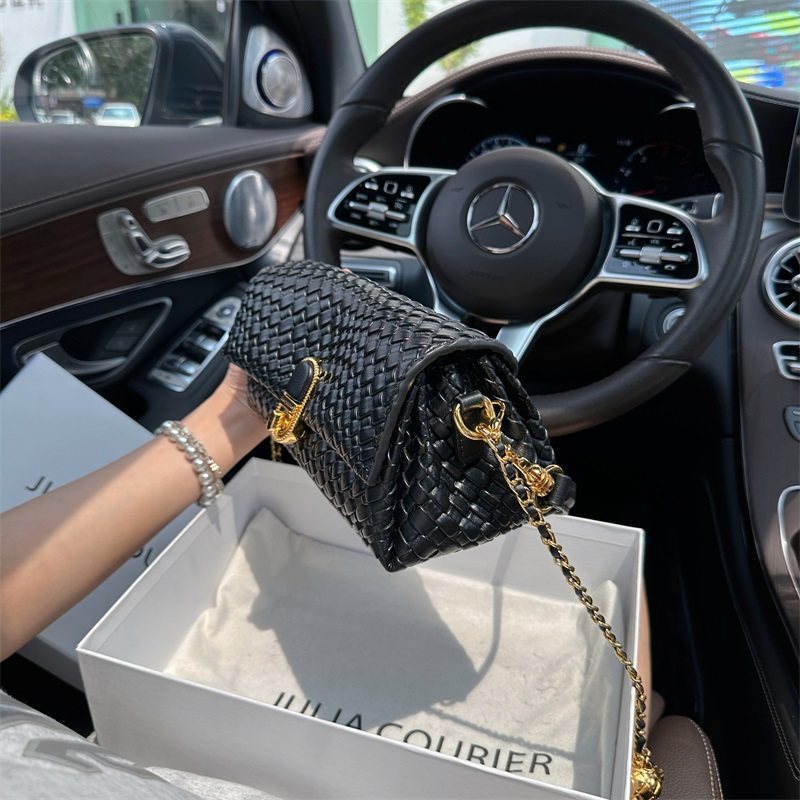 JULIA COURIER小众复古编织纹腋下包包女2024秋冬新款单肩斜挎包,淘宝优惠券,粉丝福利购,淘宝优惠卷