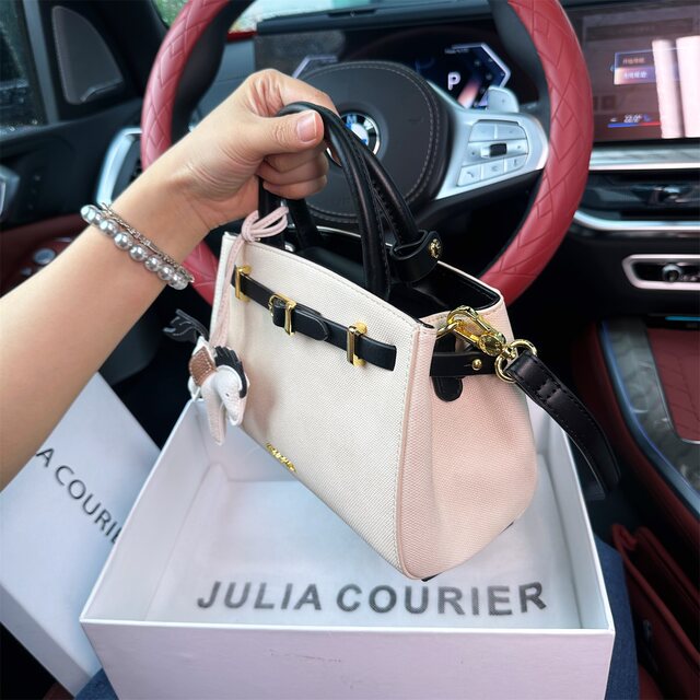 JULIACOURIER ສ່ວນລົດກະເປົ໋າ canvas tote
