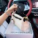 JULIACOURIER ສ່ວນລົດກະເປົ໋າ canvas tote