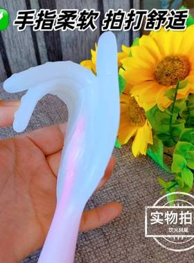 加长加大拍痧板硅胶经络拍打棒肩颈敲打按摩健身锤捶背腿神器养生