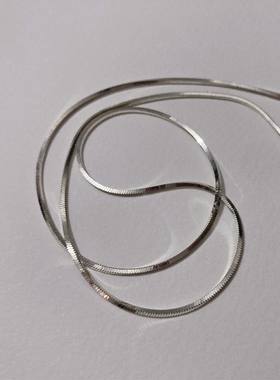 追月无925纯银锁骨链女项链