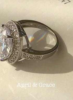 出口订单古董复古vintage椭圆