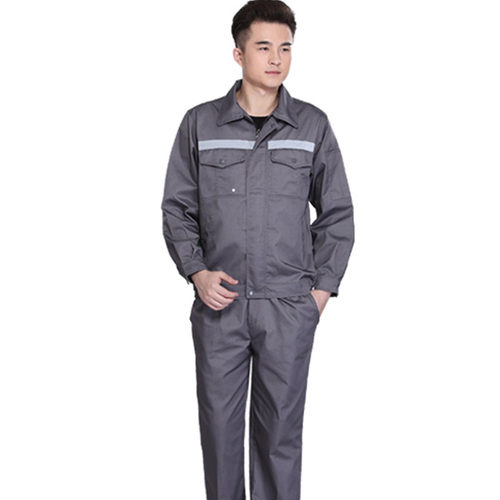 劳保工作服套装男秋冬长袖耐磨耐脏反光加厚修车汽修工程服车间衣 - 图3