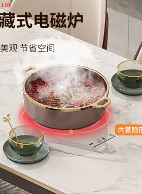 岩板内嵌式免开孔台面触控电磁炉