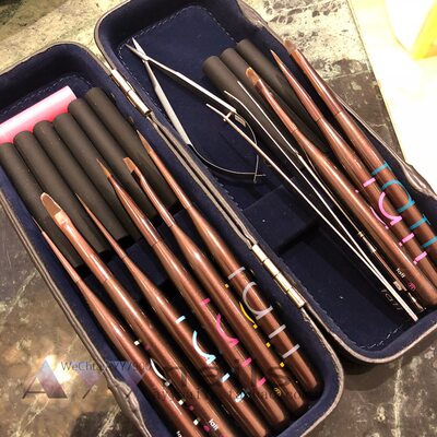 现货日本tati美甲笔美甲大师竹原千晴先生光疗笔彩绘笔 虎窝淘