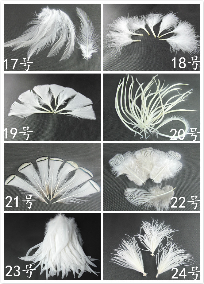 diy羽毛白色羽毛鹅毛火鸡羽毛 装饰婚庆舞台道具羽毛