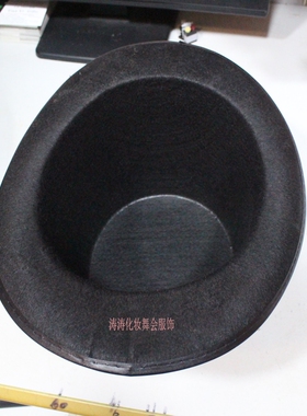 魔术师复古欧式风圆顶毡帽