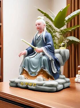 树脂胡天霸胡天龙神像摆件