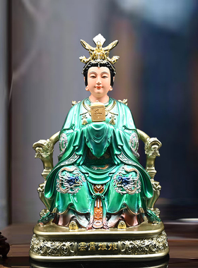 神像土地爷奶一对家用