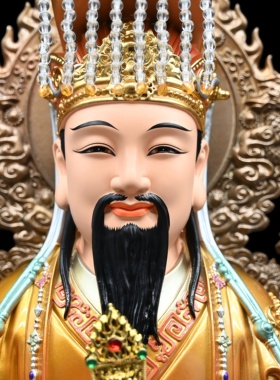 新款玉帝王母神像王母娘娘树脂佛像瑶池金母玉皇大帝家用供奉像