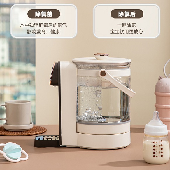 烧水壶110V家用婴儿冲奶调奶恒温即热饮水机台湾美国小型热水壶 - 图0