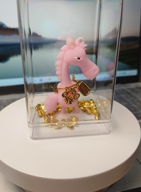 2026新品国潮摆件财神爷+小花旦+高冷马办公室桌面招财车载饰品