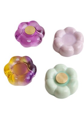 琉璃陶瓷景德镇同款爆款圣诞树摆件旋转底座轴承