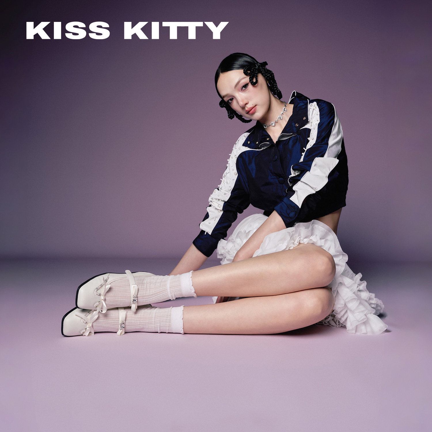 KISSKITTY甜心女孩 法式玛丽珍26新款鞋蝴蝶结仙女风平底浅口单鞋,淘宝优惠券,粉丝福利购,淘宝优惠卷