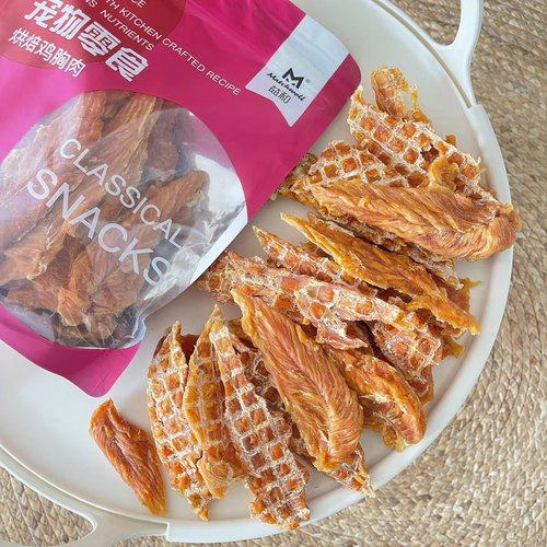 益和狗零食烘焙鸭肉干鸡肉干薯条400g成幼犬磨牙训练奖励营养零食 - 图1