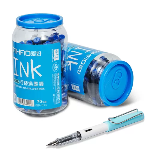 Ручка, сменный комплект, стираемая синяя ручка-ластик для школьников, 140 шт