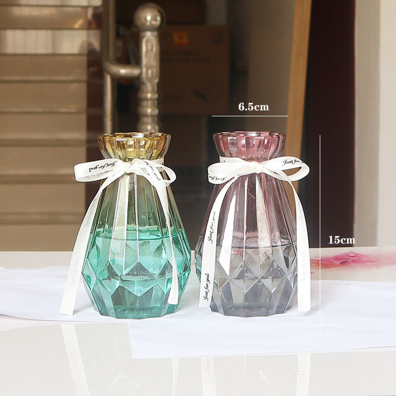 创意鲜花插花玻璃花瓶干花装饰花器摆件小清新透明水培富贵竹家居,淘宝优惠券,粉丝福利购,淘宝优惠卷