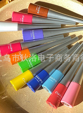 彩色眼线液笔COS舞台妆彩绘眼线膏持久防水不晕染白色黄色橘色蓝