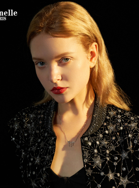 法国Eternelle珠宝原创蝴蝶项链欧美风轻奢小众高级设计感锁骨链