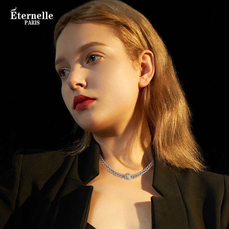 法国eternelle宴会短款高级锁骨链 Eternelle项链