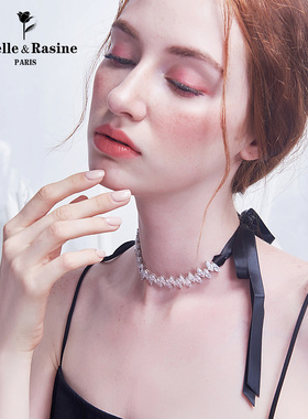 法国Eternelle时尚气质颈链 复古流行项链 个性潮人choker锁骨链