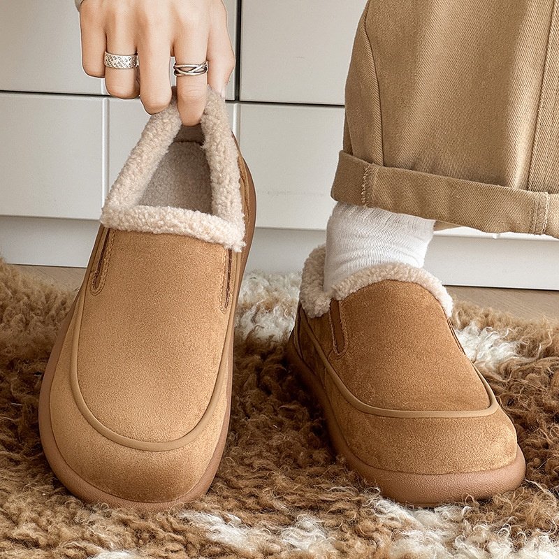 冬季加绒保暖一脚蹬雪地靴勃肯鞋小土豆休闲男乐福加厚棉鞋豆豆鞋,淘宝优惠券,粉丝福利购,淘宝优惠卷