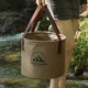 Outdoor camping bucket foldable portable travel large capacity portable bucket vegetable washing bucket foot soaking bag