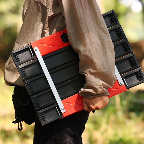 户外徒步超轻铝合金桌茶几电脑桌战术露营蛋卷桌沙滩桌迷你折叠桌 - 图0