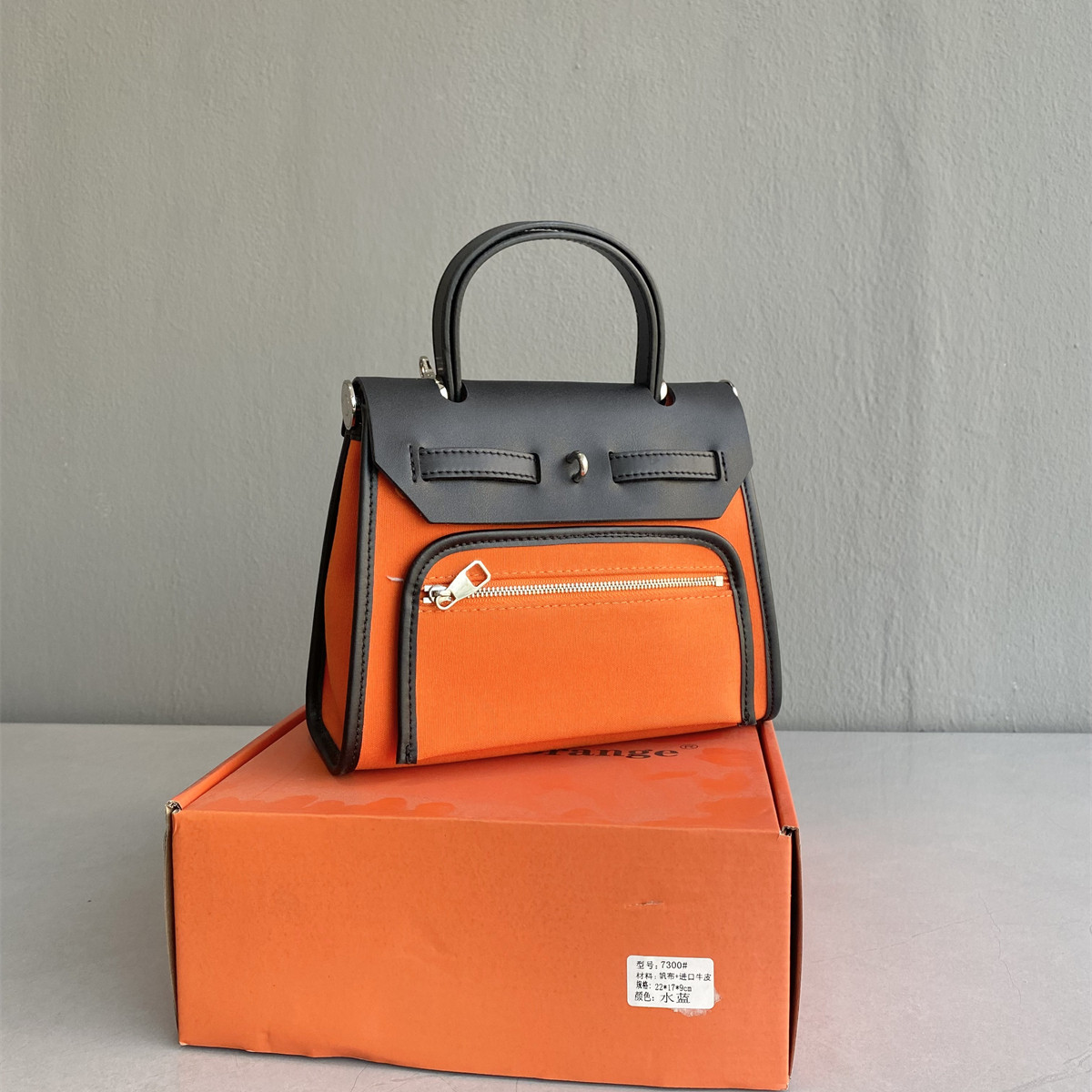 福利款！~带礼盒~外贸订单客户悔单捡漏真皮配帆布经典款凯莉包,淘宝优惠券,粉丝福利购,淘宝优惠卷