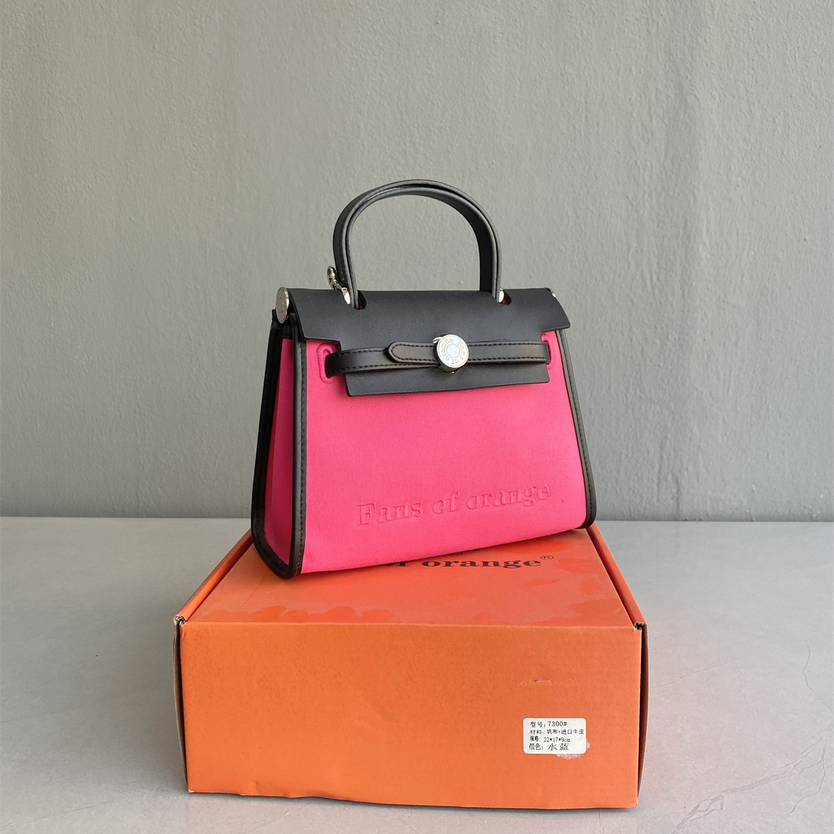 福利款！~带礼盒~外贸订单客户悔单捡漏真皮配帆布经典款凯莉包,淘宝优惠券,粉丝福利购,淘宝优惠卷