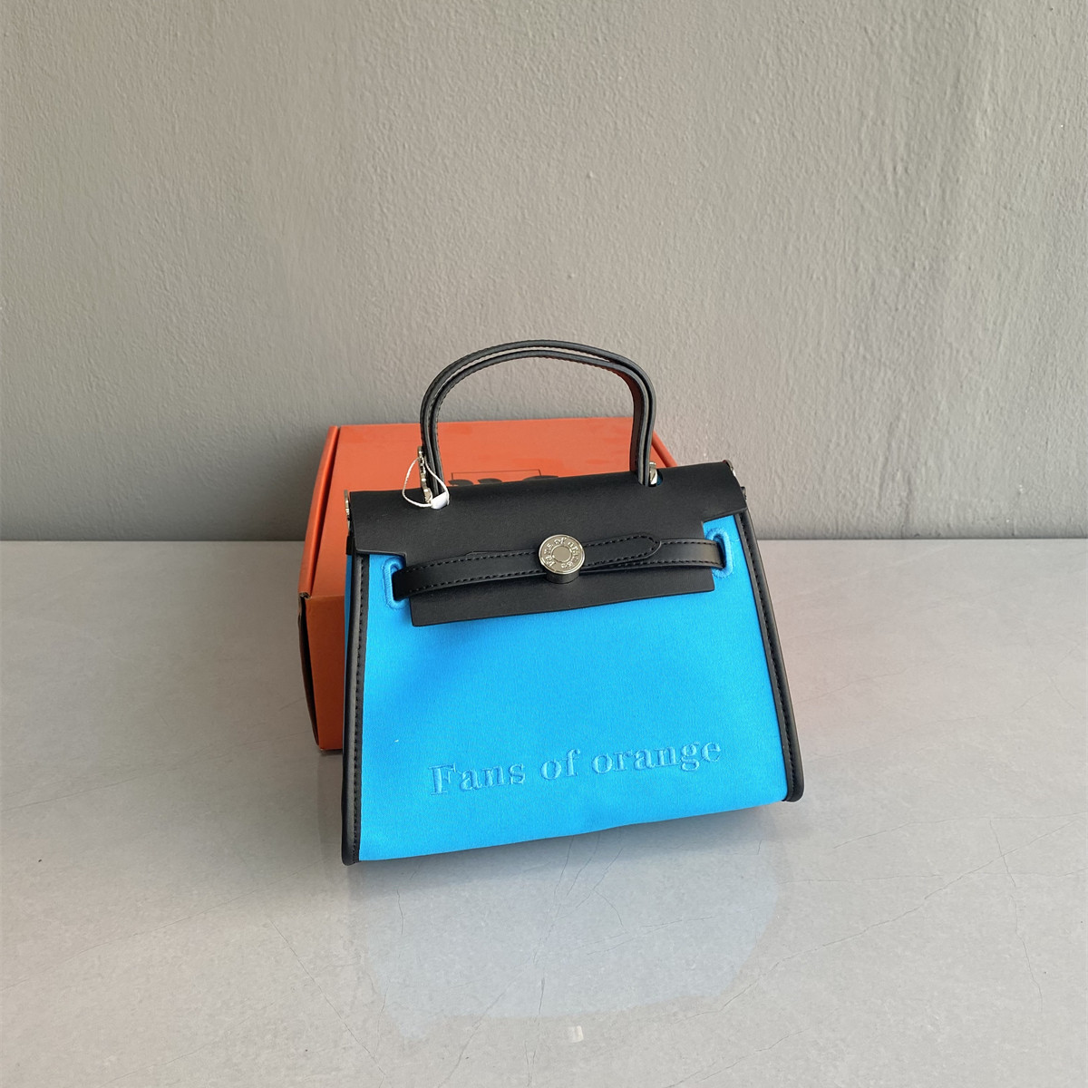 福利款！~带礼盒~外贸订单客户悔单捡漏真皮配帆布经典款凯莉包,淘宝优惠券,粉丝福利购,淘宝优惠卷