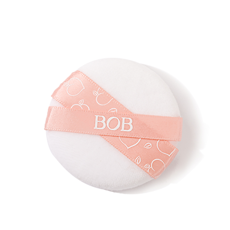 BOB甜桃异境植绒粉扑定妆散粉粉饼不吃粉两枚脸部化妆工具毛吉吉1