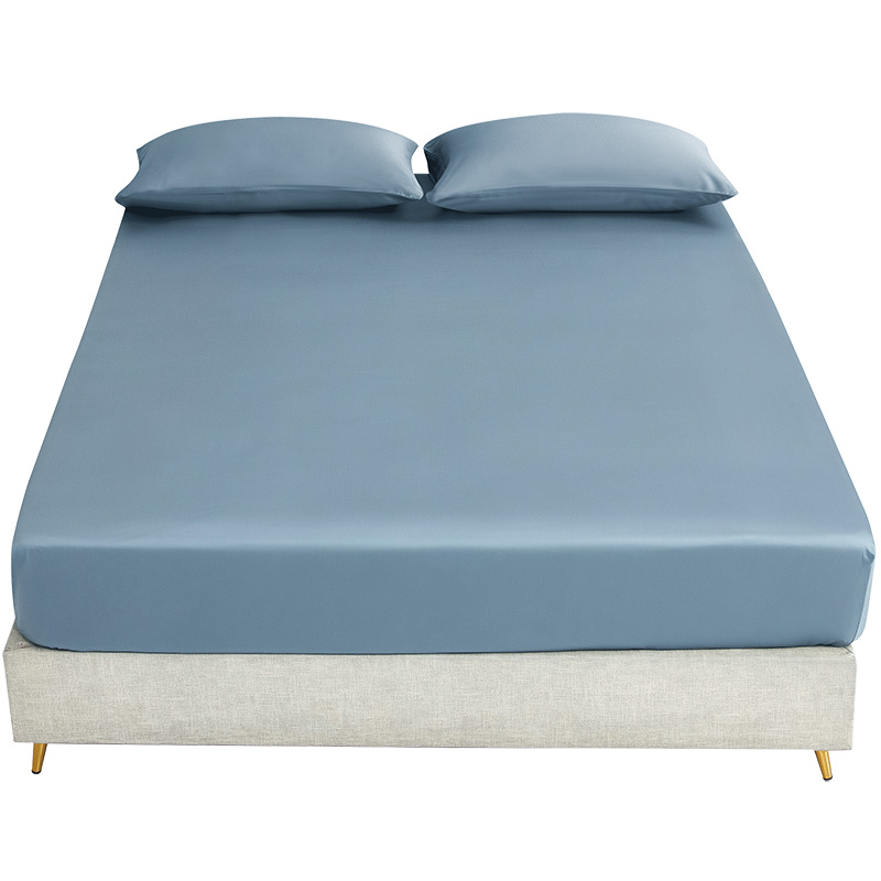 米苏60支天丝床笠单件冰丝床罩防滑床单夏天纯色凉感床垫套罩夏季