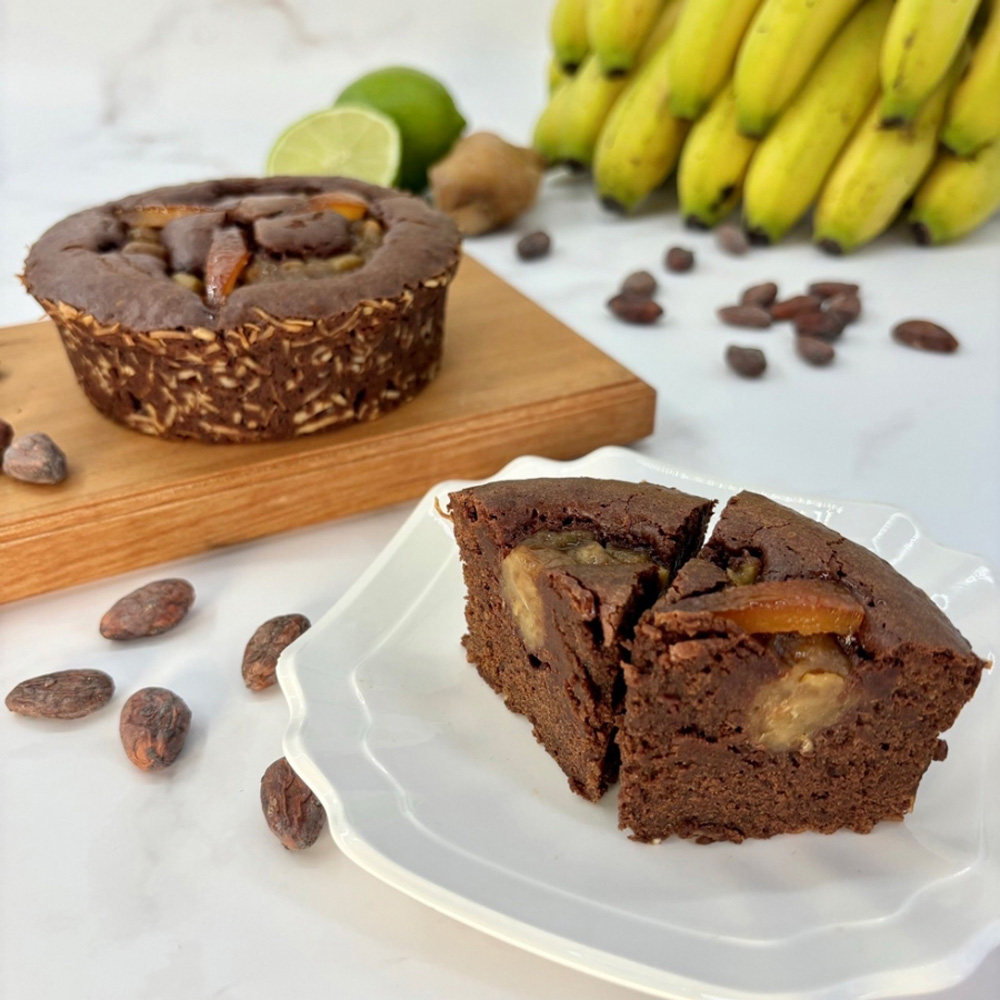 日本 田中咖啡 香蕉椰子蜜橙青柠圣多美岛可可豆布朗尼 整只,淘宝优惠券,粉丝福利购,淘宝优惠卷