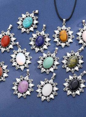 松石钻加欧美圆合金个性耳环跨境