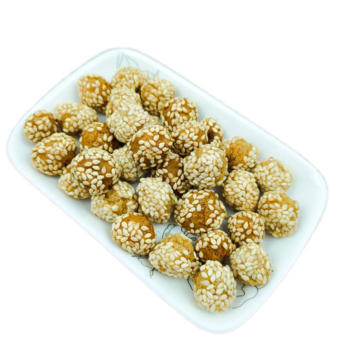 曹祥泰笑口酥喳口酥 芝麻团子 年货传统纯手工糕点年味老味道酥脆 - 图3