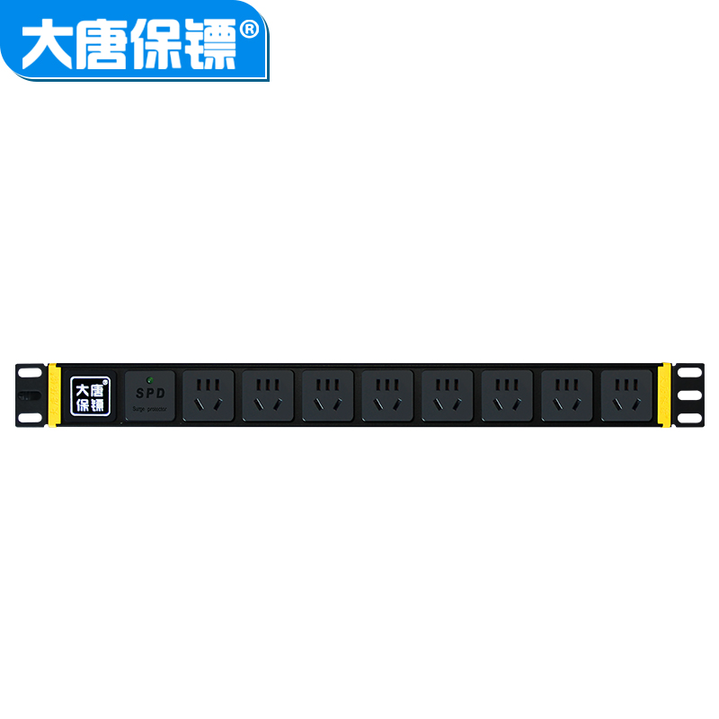 大唐保镖HP7000大唐 pdu机柜专用插座 8位 10a pdu 电源 插排 - 图0