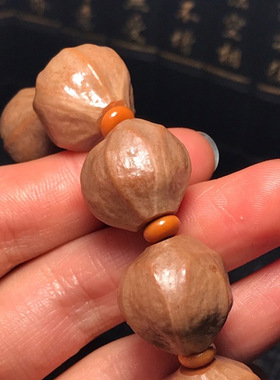 厂家直销精品原皮铁核橄榄核男士文玩易包浆铁核蒜头素串手工雕刻