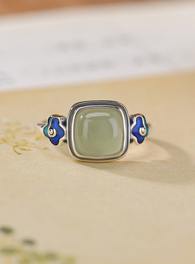 本月新品限时优惠晴水玉戒指女