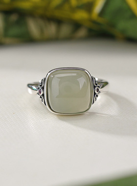 本月新品限时优惠和田玉戒指女