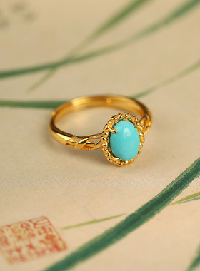 绿松石食指戒本月新品限时优惠