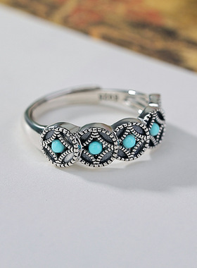 本月新品限时优惠松石戒指女款