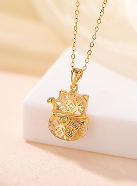 2026新款限时优惠招财猫项链女