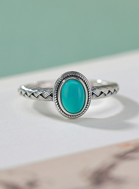 2025新款限时优惠齿纹松石戒指