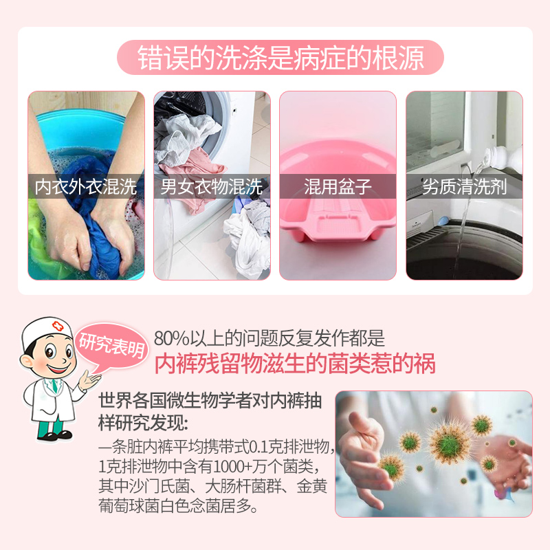 去血渍专用大姨妈血清洗剂去除床单女性内裤血迹清洗神器清洁剂 - 图1