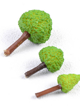 特价微景观小摆件树脂仿真树卡通绿树创意手工迷你植物多肉摆设