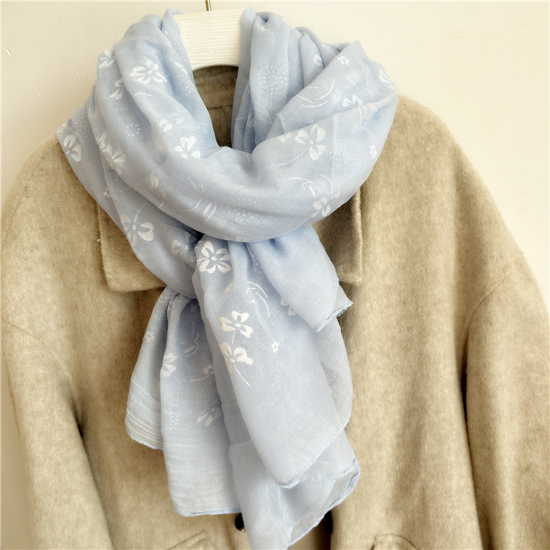 百搭棉麻围巾女韩系氛围感春秋薄款丝巾文艺长款披肩两用冬季围脖,淘宝优惠券,粉丝福利购,淘宝优惠卷